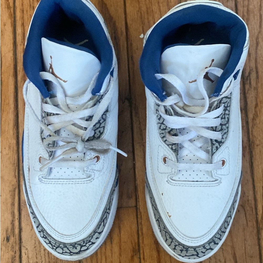 Jordan 3 Rwteo - Kids Sneakers White and Blue